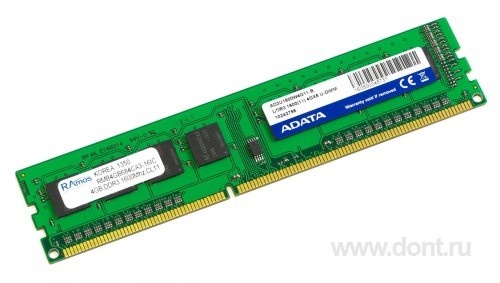   AData 4GB 1600MHz DDR3 AD3U1600W4G11-B