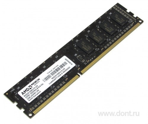   AMD 2GB 1600Mhz DDR3 R332G1339U1S-UO