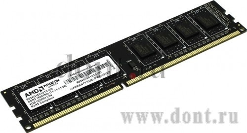   AMD 4GB 1600Mhz DDR3 R534G1601U1S-UO