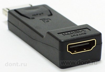 Cable DisplayPort(M) () to HDMI19F ()  (TRANS 310) 