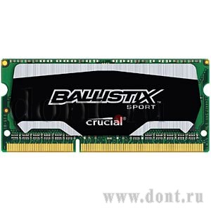   Crucial BLS4G3N169ES4CEU SODIMM 4GB 1600MHz DDR3L