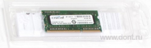   Crucial  CT25664BC1067 SODIMM 2GB 1066MHz DDR3