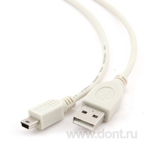  Gembird CC-USB2-AM5P-3  USB 2.0 AM/miniB 5P 0.9 