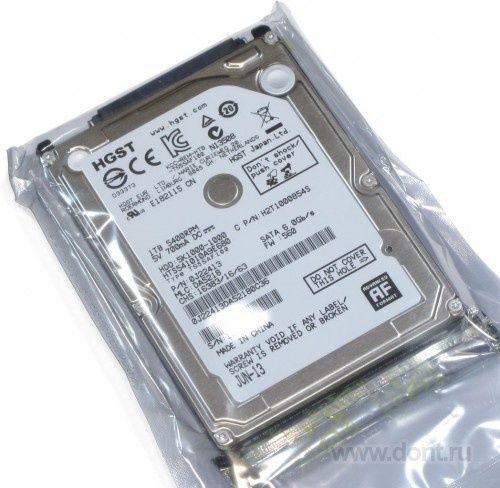 2,5 HGST 1TB HTS541010A9E680 SATA3 5400 2.5 8MB (1000GB) 9,5 Travelstar 5K1000