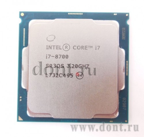  Intel Core i7-8700 3,2GHz, 12MB, LGA1151v2 (Coffe Lake)