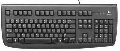  Logitech Deluxe 250 Keyboard PS/2 Black 967642-0112