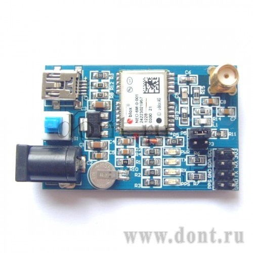  Модуль LC UBLOX NEO-6M-0-001 UART GPS приемник c антенной 