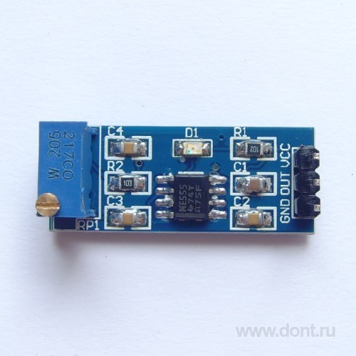   NE555 frequency adjustable pulse generator module