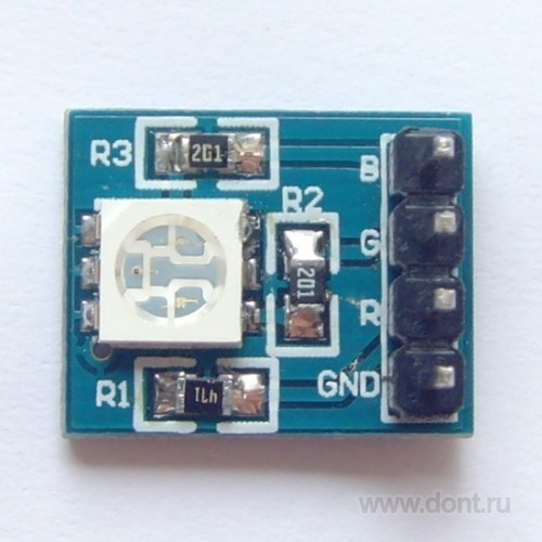   RGB tricolor LED module controlled full color LED module