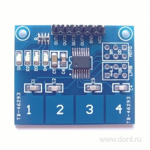  Модуль TTP224 4-channel capacitive touch switch digital touch sensor module