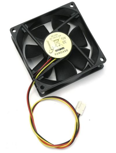       NoName 80x80 Sleeve 3pin MB powered Case Cooler