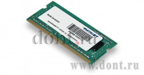   Patriot PSD34G160081S SODIMM 4GB 1600MHz DDR3