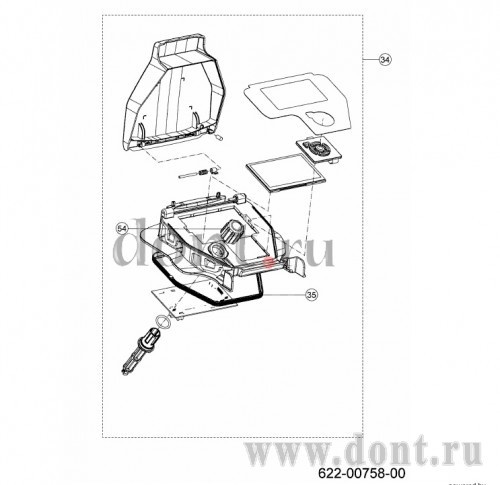Запчасти для Robomow Robomow Панель LCD Robomow RK (622-00758)
