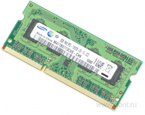   Samsung M471B5773DHO-CH9 SODIMM 2GB 1333MHz DDR3