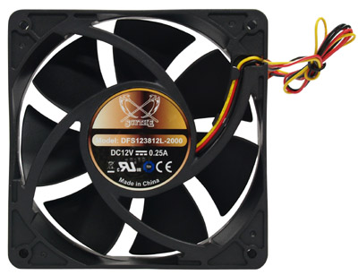       Scythe 120x120 Fan Ultra Kaze 120mm 2000rpm DFS123812L-2000 3pin MB