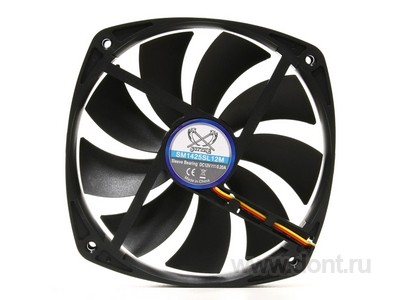 Кулеры и системы охлаждения для компьютеров Scythe 140x140 Slip Stream 140mm 1200rpm SM1425SL12M