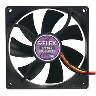 Кулеры и системы охлаждения для компьютеров Scythe 92x92 S-FLEX 92mm 2500rpm SFF92D