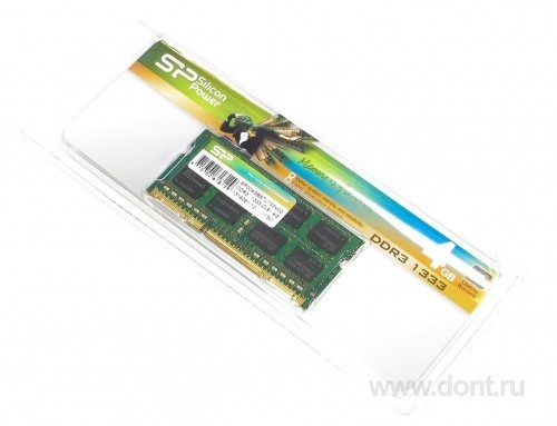 Модули памяти Silicon Power SP004GBSTU133V02 SODIMM 4GB 1333MHz DDR3