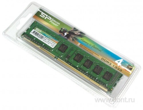   SiliconPower  4GB 1333Mhz DDR3 SP004GBLTU133N02