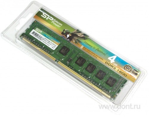   SiliconPower  4GB 1600Mhz DDR3 SP004GBLTU160N02