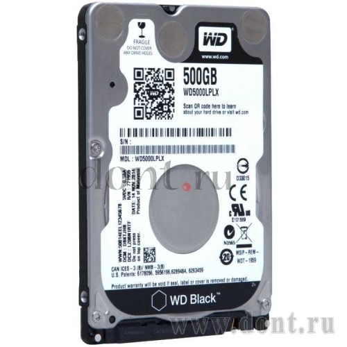 2,5 Western Digital 500GB WD5000LPLX SATA3 7200 2.5 32MB