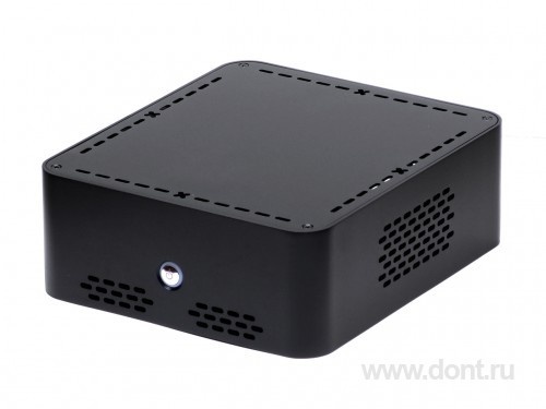  e-mini Q5-3C Black w/o PSU (1xHDD 2x2.5  1x3.5, 3xCOM)