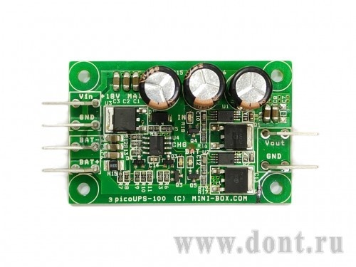     mini-box PicoUPS-100 12V DC micro UPS system / battery backup system