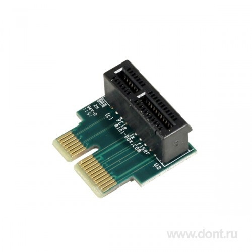  mini-box Riser Card PCIe x1 + bracket DN2800MT   M350