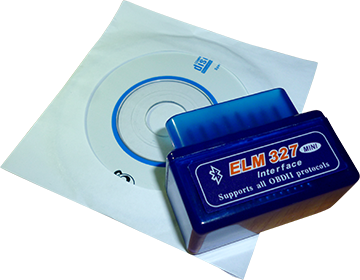 Автосканер Адаптер ELM327 v 1.5 mini Bluetooth (на схеме pic18f25k80) 1.4
