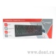 Клавиатура Gembird KB-250L USB Черный 104 клавиши (Подстветка Rainbow)
