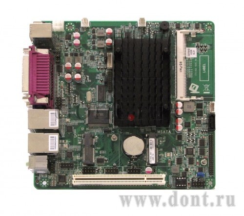   MINITOSTAR ITX-H25-2D7 (D2700, SODIMM DDR3, 6xCOM, LPT, PCI, 2xGLAN) OEM