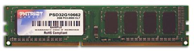   Patriot 2GB 1066Mhz DDR3 PSD32G10662
