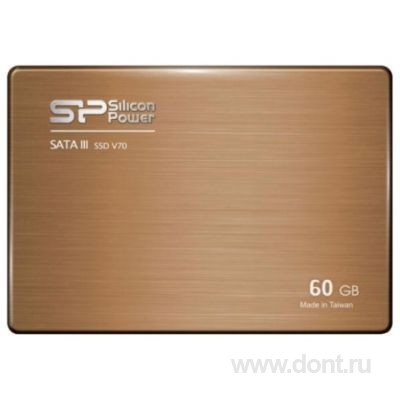   Silicon Power 60GB Slim S70 SSD SATA3 2.5 (MLC) SP060GBSS3S70S25