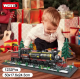 Конструктор  WOMA TOYS  Поезд по снежной стране C0377