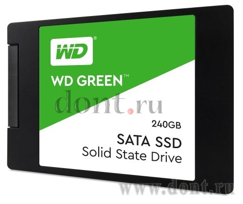   Western Digital 240GB WDC GREEN SSD SATA3 2.5 WDS240G2G0A
